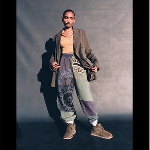 BDG Collegiate Patchwork Sweatpant